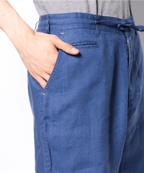 WEGO（ウィゴー）の「WEGO/リネンショーツ（その他パンツ・メンズ・ホワイト/ブルー・LARGE/MEDIUM）」の7枚目の写真