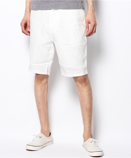 WEGO（ウィゴー）の「WEGO/リネンショーツ（その他パンツ・メンズ・ホワイト/ブルー・LARGE/MEDIUM）」の13枚目の写真