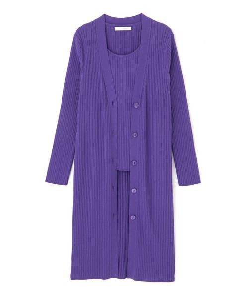 PINKY&DIANNE（ピンキーアンドダイアン）の「カラーＲＩＢツインニット（ニット/セーター・レディース・ブラック/パープル/ブラウン/グレー/ピンク系その他3・38）」の19枚目の写真