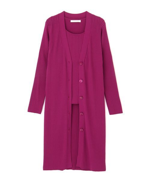 PINKY&DIANNE（ピンキーアンドダイアン）の「カラーＲＩＢツインニット（ニット/セーター・レディース・ブラック/パープル/ブラウン/グレー/ピンク系その他3・38）」の22枚目の写真