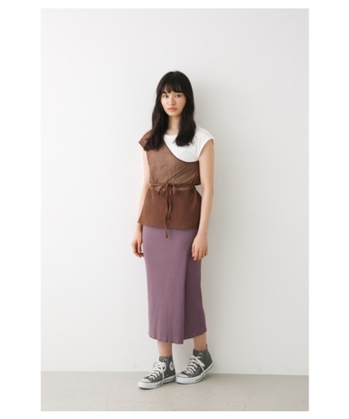 セール リブラップニットスカート スカート Avan Lily アヴァンリリィ のファッション通販 Zozotown