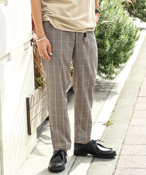coen(コーエン)の「TRストレッチチェックイージーパンツ(その他パンツ・メンズ・ダークグレー/ベージュ・SMALL/LARGE/X-LARGE/MEDIUM)」の13枚目の写真