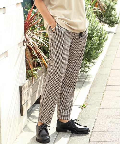 coen(コーエン)の「TRストレッチチェックイージーパンツ(その他パンツ・メンズ・ダークグレー/ベージュ・SMALL/LARGE/X-LARGE/MEDIUM)」の22枚目の写真