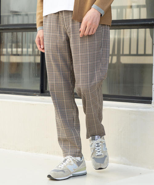 coen(コーエン)の「TRストレッチチェックイージーパンツ(その他パンツ・メンズ・ダークグレー/ベージュ・SMALL/LARGE/X-LARGE/MEDIUM)」の21枚目の写真