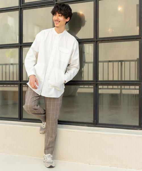 coen(コーエン)の「TRストレッチチェックイージーパンツ(その他パンツ・メンズ・ダークグレー/ベージュ・SMALL/LARGE/X-LARGE/MEDIUM)」の17枚目の写真