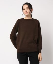 クルーネックラグランニットプルオーバー　＊