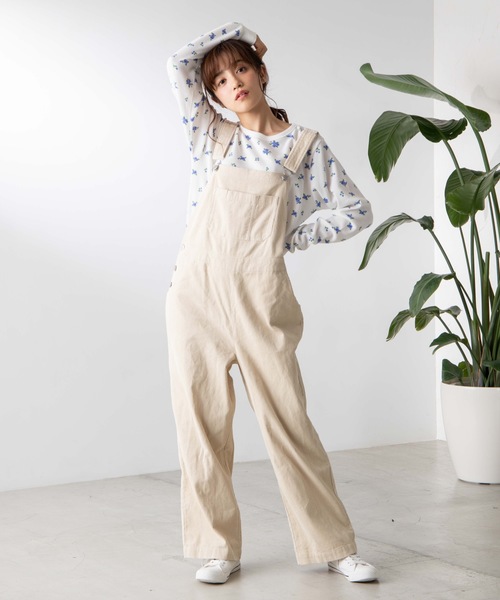 WEGO（ウィゴー）の「WEGO/フラワーサーマル（Tシャツ/カットソー・レディース・ブルー/ピンク・FREE）」の7枚目の写真