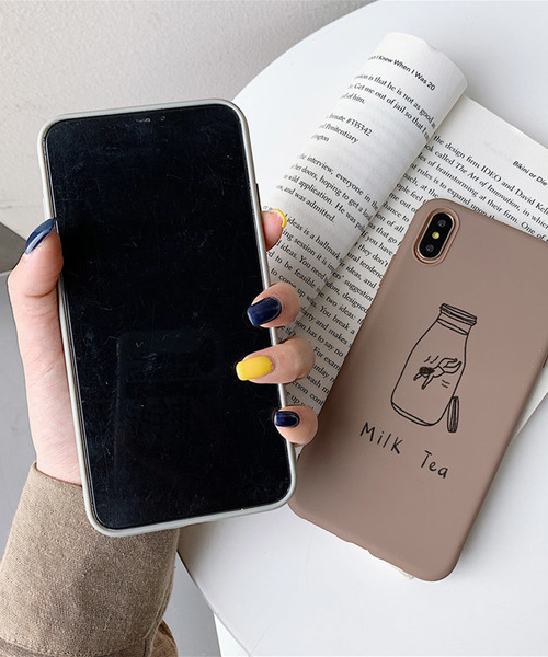 shopnikoniko（ショップニコニコ）の「milktea シリコン スマホケース iPhoneケース（スマホケース/カバー・レディース・スモークピンク/グレー・A/B/C/D/E/F）」の15枚目の写真
