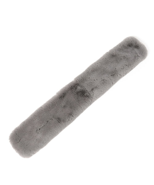 Khaju（カージュ）の「Khaju:フェイクファーマフラー（マフラー・レディース・ライトグレー/ベージュ・ONE SIZE）」の8枚目の写真