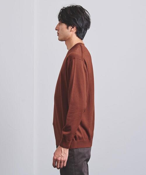 UNITED ARROWS（ユナイテッドアローズ）の「<UNITED ARROWS> コットンハイゲージ クルーネック（ニット/セーター・メンズ・コバルトブルー/クリーム/ブラック/オリーブ/ネイビー/オレンジ系その他・XL/L/M/S）」の17枚目の写真