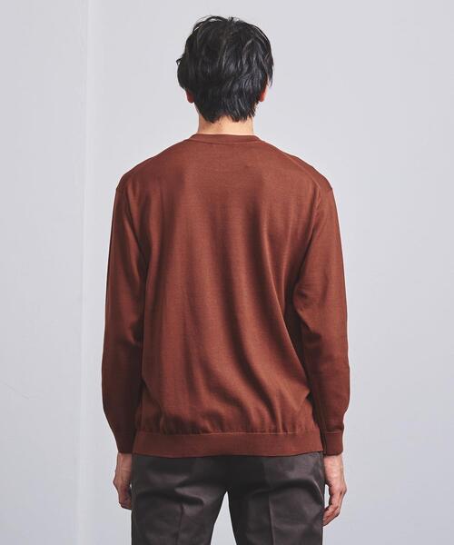 UNITED ARROWS（ユナイテッドアローズ）の「<UNITED ARROWS> コットンハイゲージ クルーネック（ニット/セーター・メンズ・コバルトブルー/クリーム/ブラック/オリーブ/ネイビー/オレンジ系その他・XL/L/M/S）」の16枚目の写真