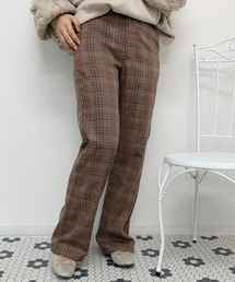 apres jour | チェックフレアパンツ【ZOZOTOWN限定アイテム】(その他パンツ)