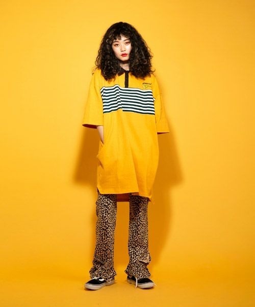 Candy Stripper（キャンディストリッパー）の「FRILL HEM パンツ（その他パンツ・レディース・ピンク/マスタード/レオパード/ブラック/グリーン系その他・2）」の7枚目の写真