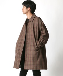 オーバーサイズ T/R チェスターコート/ステンカラーコート/バルカラーコート/ロングコート