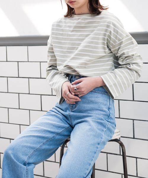 Aunt Marie's（アントマリーズ）の「AUNT MARIE’S　ハイウエストストレートデニム（デニムパンツ・レディース・ブルー・MEDIUM/LARGE/SMALL）」の15枚目の写真