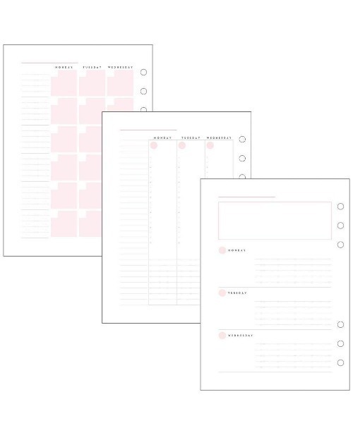 バインダー A5正寸 2 Odr Dc11 A トライアルリフィル入り A5正寸 バインダー 2 手帳 メモ帳 システム手帳 Mark S マークス のファッション 柄