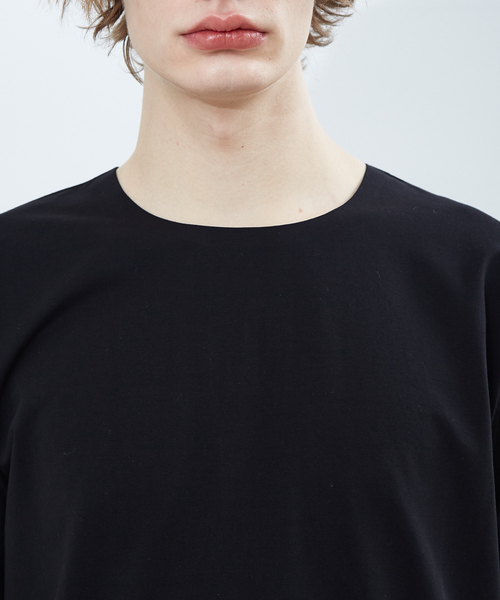 ABAHOUSE（アバハウス）の「【ノンストレス】圧着クルーネック 半袖Tシャツ（Tシャツ/カットソー・メンズ・ホワイト/チャコールグレー/ブラック/グレー・44/46/48）」の8枚目の写真