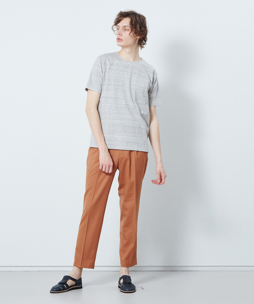 ABAHOUSE（アバハウス）の「【ノンストレス】圧着クルーネック 半袖Tシャツ（Tシャツ/カットソー・メンズ・ホワイト/チャコールグレー/ブラック/グレー・44/46/48）」の19枚目の写真