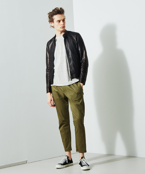 ABAHOUSE（アバハウス）の「【ノンストレス】圧着クルーネック 半袖Tシャツ（Tシャツ/カットソー・メンズ・ホワイト/チャコールグレー/ブラック/グレー・44/46/48）」の22枚目の写真