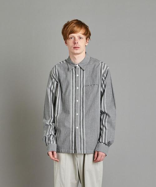 Steven Alan(スティーブンアラン)の「<NOMA t.d.> STRIPE SHIRT/シャツ(シャツ/ブラウス・メンズ・グレー・4/3)」の3枚目の写真