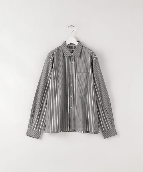 Steven Alan(スティーブンアラン)の「<NOMA t.d.> STRIPE SHIRT/シャツ(シャツ/ブラウス・メンズ・グレー・4/3)」の9枚目の写真