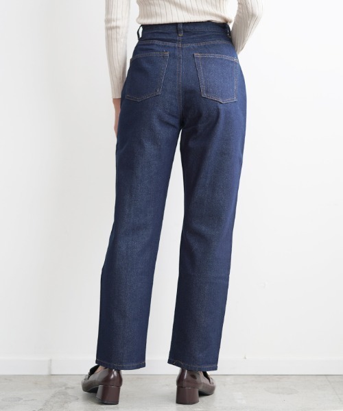 Futier land(フューティアランド)の「ストレートワイドジーンズ(デニムパンツ・レディース・ホワイト/ブルー/ライトブルー/ネイビー/インディゴブルー・SMALL/MEDIUM/LARGE/X-LARGE)」の11枚目の写真