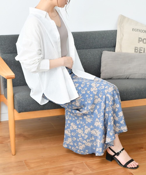 Ambre Neige（アンブルネージュ）の「マーメイドスカート／【WEB/EC限定商品】（スカート・レディース・オフホワイト/カーキ/ブルー・FREE）」の4枚目の写真