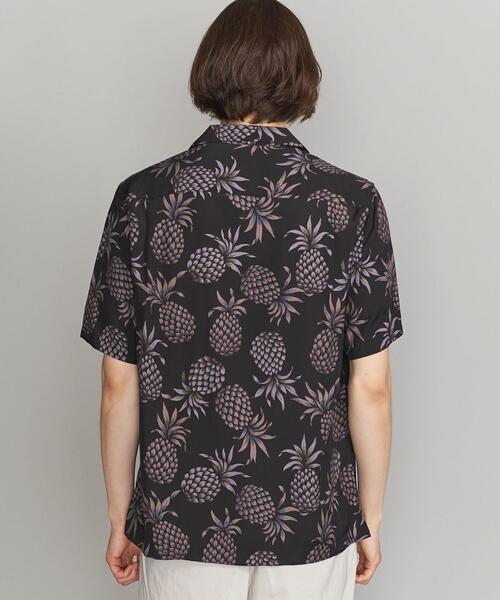 BEAUTY&YOUTH UNITED ARROWS（ビューティーアンドユースユナイテッドアローズ）の「BY ダーク パイナップル リラックスレギュラー シャツ（シャツ/ブラウス・メンズ・ダークグリーン/ブラック・MEDIUM/LARGE/SMALL/X-LARGE）」の12枚目の写真