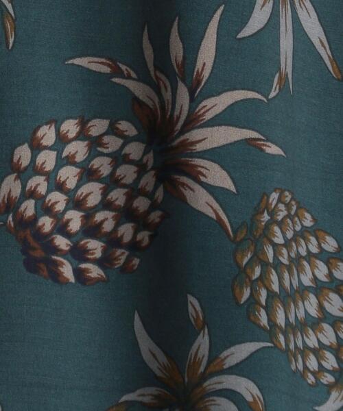 BEAUTY&YOUTH UNITED ARROWS（ビューティーアンドユースユナイテッドアローズ）の「BY ダーク パイナップル リラックスレギュラー シャツ（シャツ/ブラウス・メンズ・ダークグリーン/ブラック・MEDIUM/LARGE/SMALL/X-LARGE）」の8枚目の写真