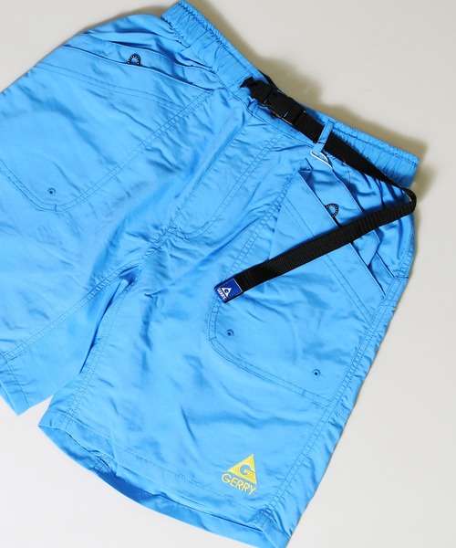 GERRY（ジェリー）の「GERRY　接触冷感 UVカット 水陸両用 ナイロン ショートパンツ（その他パンツ・メンズ・グレー/サーモンピンク/エメラルド/ブラック/マスタード/パープル/グリーン/サックスブルー/ベージュ/ネイビー/ブラック系その他/ブルー系その他/レオパード/インディゴブルー/その他/オレンジ/オリーブ/グリーン系カモフラージュ/ライトベージュ/ピンク系その他/グレー系カモフラージュ/グレー系その他/ブルー/ライム/ピンク/カーキ・LL/M/L/S）」の14枚目の写真