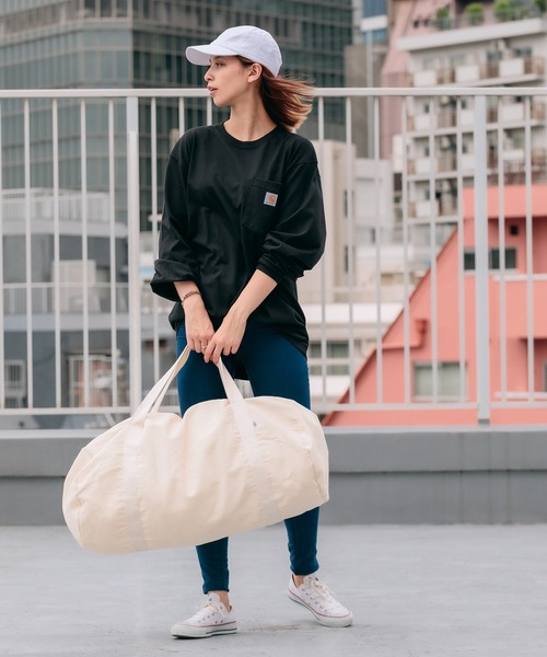 LOS ANGELES APPAREL（ロサンゼルスアパレル）の「LOS ANGELES APPAREL/ロサンゼルスアパレル BULL DENIM WEEKENDER BAG ウィークエンダーバッグ（ショルダーバッグ・メンズ・ナチュラル・ONE SIZE）」の8枚目の写真