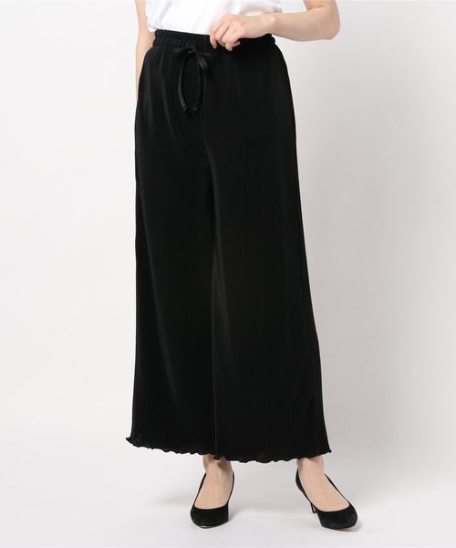 rps（アールピーエス）の「カットプリーツフレアーパンツ（その他パンツ・レディース・ブラック/ベージュ/ピンク/モカ/ライトベージュ・M）」の11枚目の写真