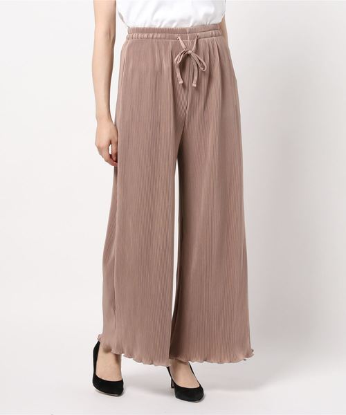 rps（アールピーエス）の「カットプリーツフレアーパンツ（その他パンツ・レディース・ブラック/ベージュ/ピンク/モカ/ライトベージュ・M）」の19枚目の写真