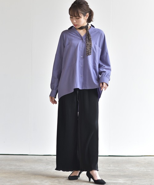 rps（アールピーエス）の「カットプリーツフレアーパンツ（その他パンツ・レディース・ブラック/ベージュ/ピンク/モカ/ライトベージュ・M）」の14枚目の写真