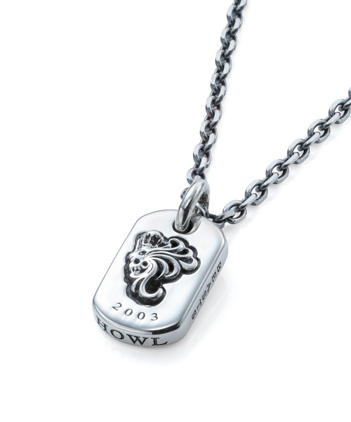 まっヒーロー ライオンハート HOWL”ドッグタグネックレス LH HOWL ドッグタグネックレス/シルバー925 | ライオンハート(LION