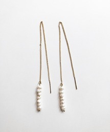 パールデザインピアス