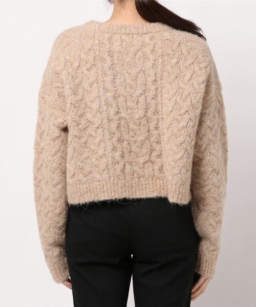 セール】エコアルパカクロップドプルオーバー（ニット/セーター