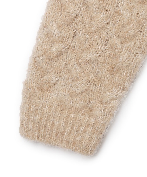 セール】エコアルパカクロップドプルオーバー（ニット/セーター