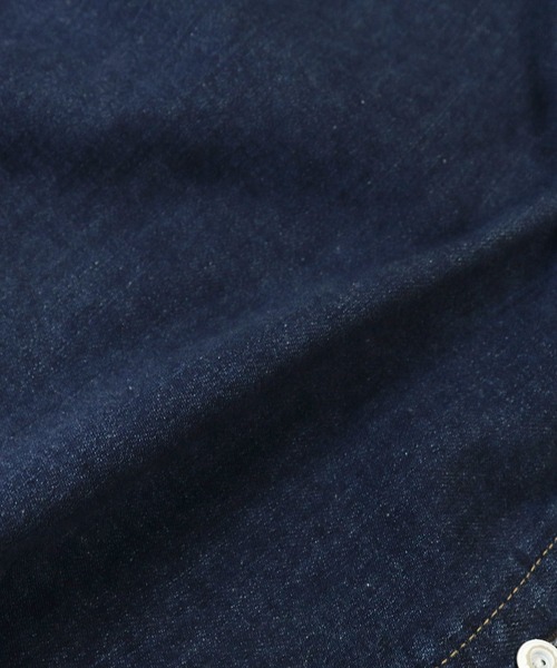 Healthy denim（ヘルシーデニム）の「【 Healthy Denim  /  ヘルシーデニム  】ビッグシャツジャケット　Almond　HL68620-ed/em（シャツ/ブラウス・レディース・ネイビー/ブルー・0）」の18枚目の写真