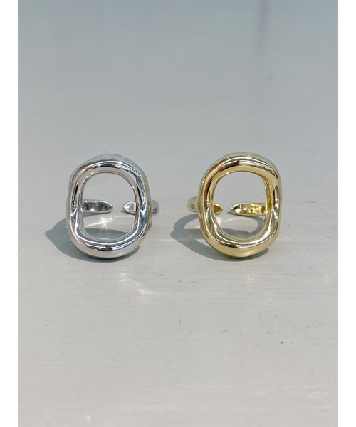 SHENERY（シーナリー）の「メタルワープリング（リング・レディース・シルバー/ゴールド・FREE）」の3枚目の写真