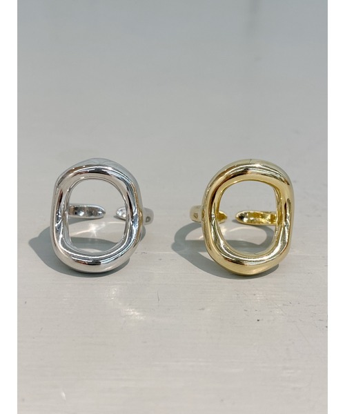 SHENERY（シーナリー）の「メタルワープリング（リング・レディース・シルバー/ゴールド・FREE）」の4枚目の写真