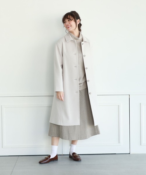 Petit Honfleur(プチオンフルール)の「ウォッシャブルタートルラメウールニットプルオーバー(ニット/セーター・レディース・アイボリー/グレー/ベージュ・M/L)」の14枚目の写真