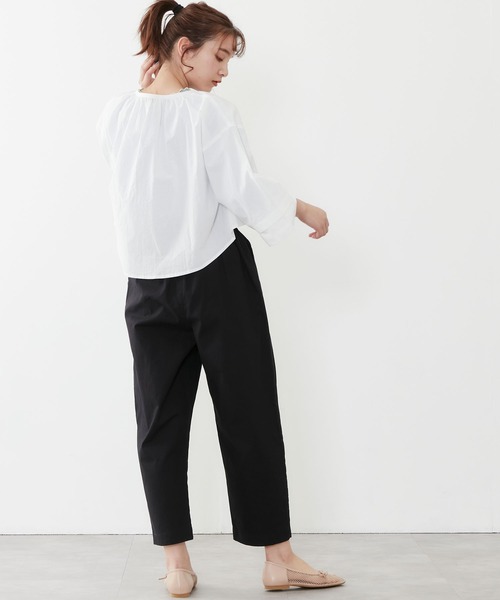 POU DOU DOU（プードゥドゥ）の「ボレロブラウス（シャツ/ブラウス・レディース・ブラック/ベージュ/オフホワイト・3）」の5枚目の写真