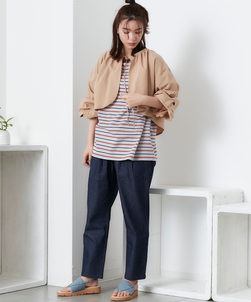 POU DOU DOU（プードゥドゥ）の「ボレロブラウス（シャツ/ブラウス・レディース・ブラック/ベージュ/オフホワイト・3）」の11枚目の写真