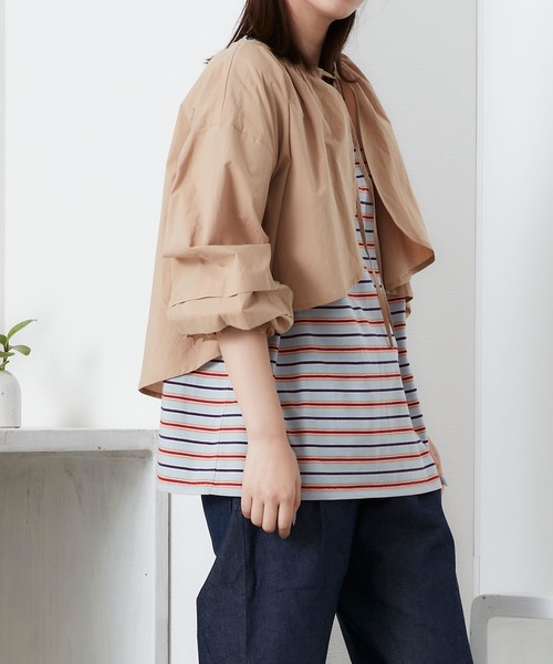 POU DOU DOU（プードゥドゥ）の「ボレロブラウス（シャツ/ブラウス・レディース・ブラック/ベージュ/オフホワイト・3）」の13枚目の写真