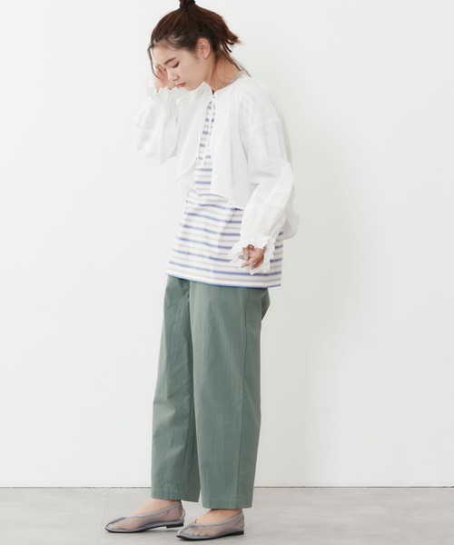 POU DOU DOU（プードゥドゥ）の「ボレロブラウス（シャツ/ブラウス・レディース・ブラック/ベージュ/オフホワイト・3）」の22枚目の写真