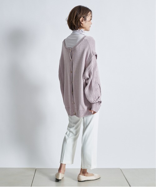 DouDou（ドゥドゥ）の「【新色追加】ストレッチ9丈センプレパンツ（その他パンツ・レディース・オフホワイト/カーキ/イエロー/ブラック/パープル・36/38）」の10枚目の写真