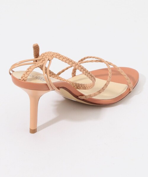 TOMORROWLAND (トゥモローランド)の「FRANCESCO RUSSO レザーメッシュヒールサンダル(サンダル・レディース・ブラック/ベージュ・35/36/36.5/37/38)」の4枚目の写真