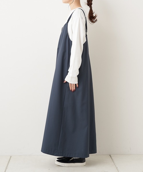 PUAL CE CIN（ピュアルセシン）の「【Du noir】キャミワンピース（ワンピース・レディース・ブラック/グレー・FREE）」の12枚目の写真