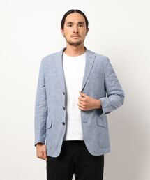 WILKES BASHFORD（ウィルクスバッシュフォード）の「＊ウィルクスバシュフォード/WILKES BASHFORD スーパーライトウェイト 3ボタングラブジャケット 青（テーラードジャケット）」